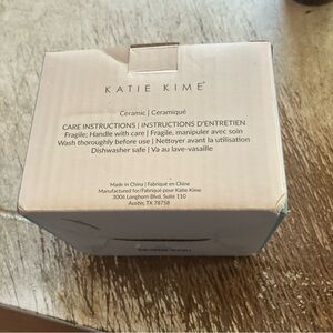 Katie Kime Berry Colanders Set - White and Blue